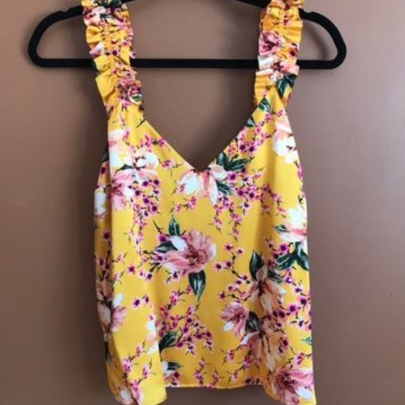 CAMI NYC Floral Silk Top - Picture 2 of 5